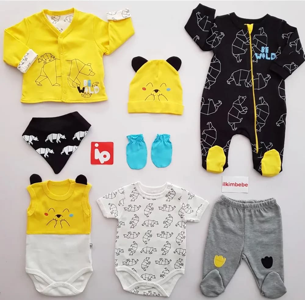 Coffret Naissance 8 Pièces « Be Wild » — Ours