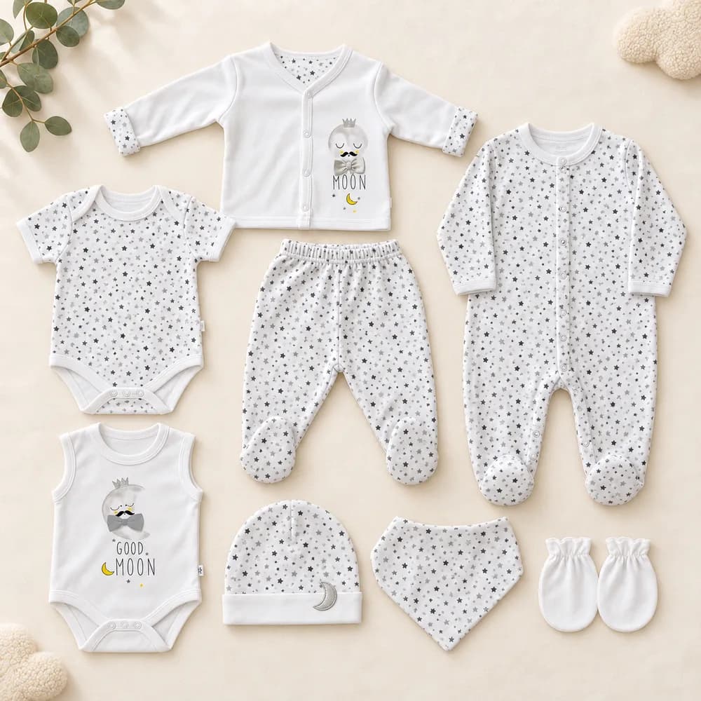 Coffret Naissance 8 Pièces « Good Moon » — Lune