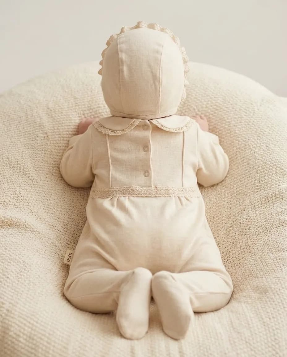 Dors-bien + Bonnet « Petit Cœur » — Beige, vue 3