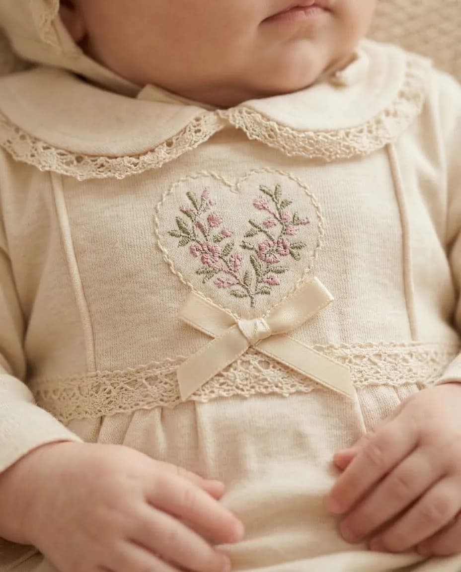 Dors-bien + Bonnet « Petit Cœur » — Beige, vue 4