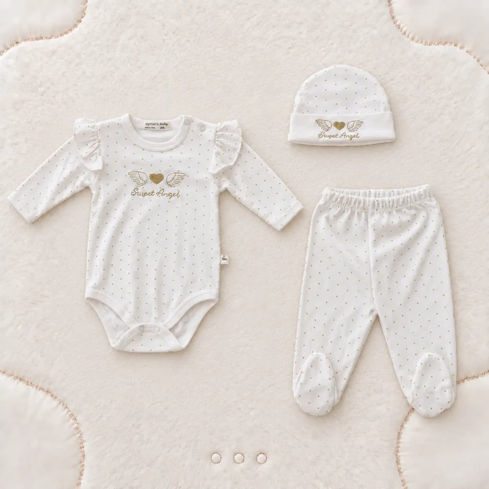 Ensemble « Sweet Angel » — Blanc, vue 2